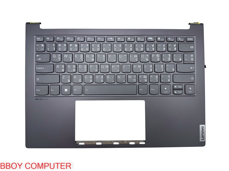 LENOVO Keyboard คีย์บอร์ดพร้อม Body Cover C LENOVO yoga slim7 pro 14iil5 14ach5 14ihu5 TH-EN ต้องแกะเทียบตำหน่งน๊อต ก่อนสั่งซื้อ