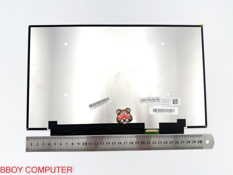 จอ 14.0 LED Super Slim 30 Pin Full HD 1920*1080 IPS HP ELITEBOOK 1040 G4 LENOVO IDEAPAD S540-14API S540-14IML THINKPAD X1 CARBON gen 5TH gen 6TH ขอบล่างแผงวงจรยาว 23 cm  ตอนสั่งซื้อ เทียบดูรูปตำแหน่งสายแพก่อนครับ *+