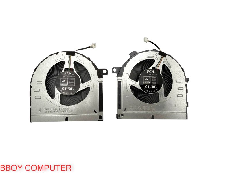 LENOVO CPU FAN พัดลมโน๊ตบุ๊ค Lenovo IdeaPad Gaming 3-15ACH6 15-IAH6 3-15IHU6 82K2 FNLX FNLY DFS5M325063B1H DFS5K12B159A1H DV 5V 0.50A ขายเป็นคู่ ซ้าย-ขวา  **++
