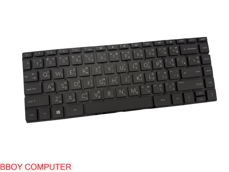 HP Keyboard คีย์บอร์ด HP Spectre X360 13-W 13T-AC 13-AC 13-AG  13-ap 13-ae  สีดำ มีไฟ ไทย-อังกฤษ **++