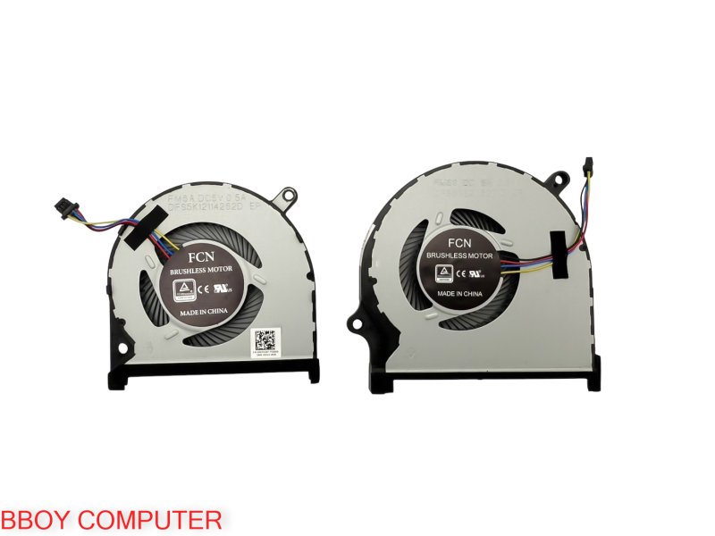 DELL CPU FAN พัดลมโน๊ตบุ๊ค Dell Inspiron 15 7590 7591 Vostro 7590 P83 ขายเป็นคู่ ซ้าย-ขวา *+