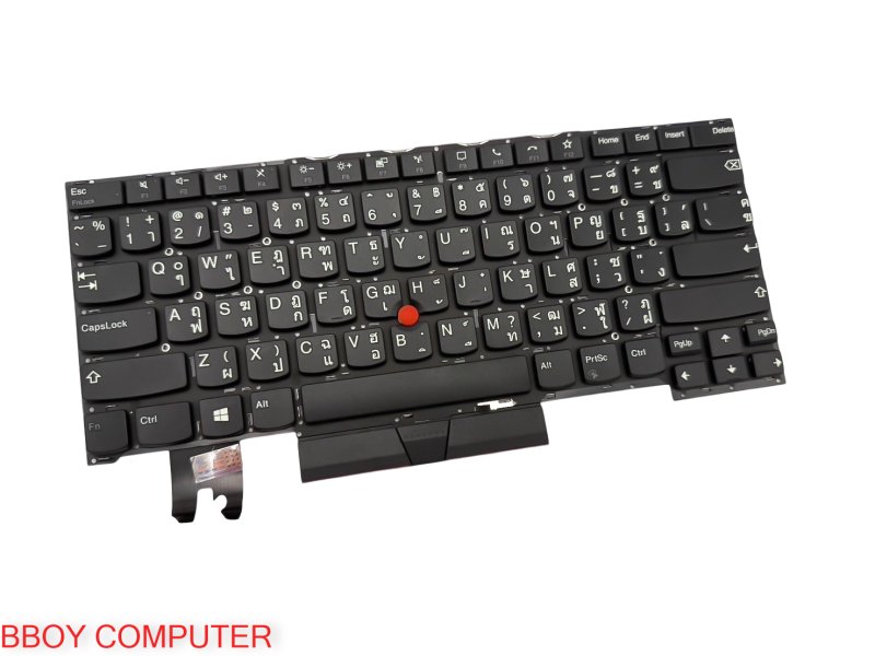LENOVO Keyboard คีย์บอร์ด LENOVO  thinkpad T14S P14S gen1 T490s ไม่มีเฟรม TH-EN 
