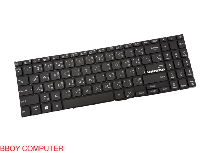 ASUS Keyboard คีย์บอร์ด ASUS (LED) X1603ZA M1603Q F1603ZA D1603QA M1503QA X1502Z D1502IA M1502 F1503 X1503 X1504 F1504  X1605 ไทย-อังกฤษ *+