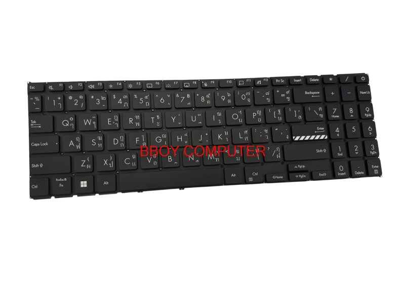 ASUS Keyboard คีย์บอร์ด ASUS K3605ZV K3605VC K3504M3504 S3504 E1504 M3605 Vivobook16X , 15X มีไฟ Backlite TH-EN ก่อนสั่งซื้อต้องแกะเทียบก่อนครับ 