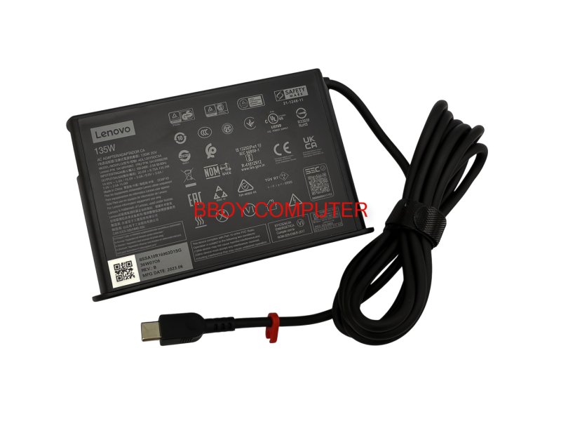 LENOVO Adapter  อะแดปเตอร์ของแท้  LENOVO 20V 6.75A หัว TYPE-C 135W
