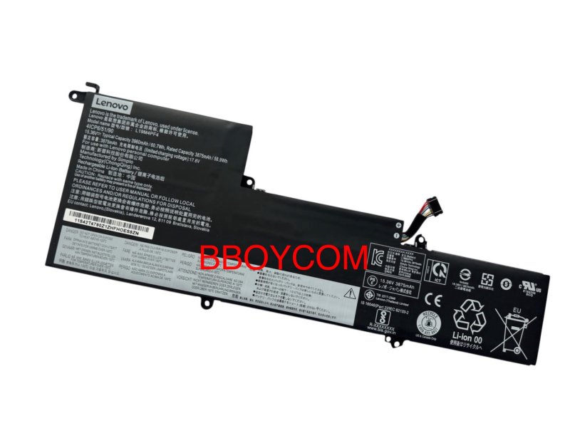  LENOVO Battery แบตเตอรี่แท้ Lenovo  IdeaPad Slim7 14IIL0 14ARE05  L19M4PF4 L19D4PF4  L19C4PF4  +*