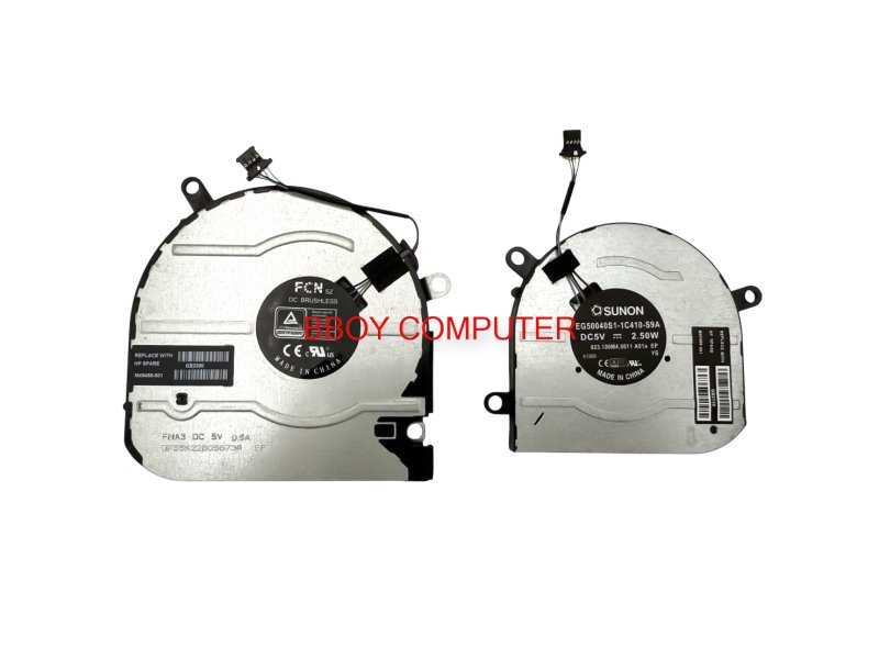 HP CPU Fan  พัดลม CPU HP 15m-eu 15-eu   ขายเป็นคู่ ซ้าย-ขวา *+ หัวเสียบ 4 พิน