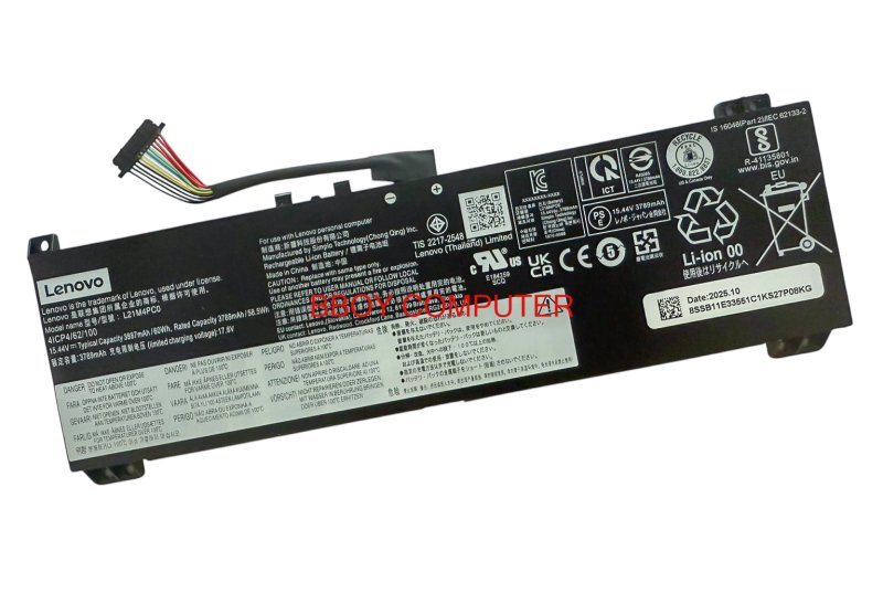 LENOVO Battery แบตเตอรี่แท้ LENOVO Legion5 15IAH7 L21M4PC0 60wh *+