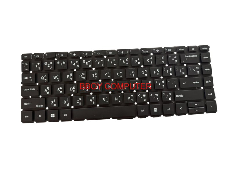  HP Keyboard คีย์บอร์ด HP PROBOOK 440 G8 445 G8 440 G9 640 645 G8 640 645 G9 TH-EN ไม่มีไฟ *+