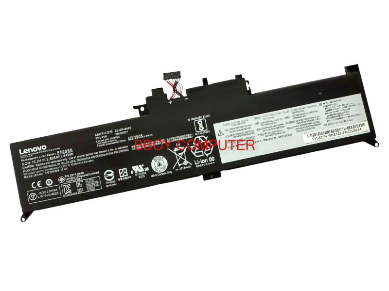 LENOVO Battery แบตเตอรี่แท้ LENOVO Yoga X260 X370 00HW027 SB10F46465 01AV432 01AV433 01AV434 00HW026 SB10K97591 *+