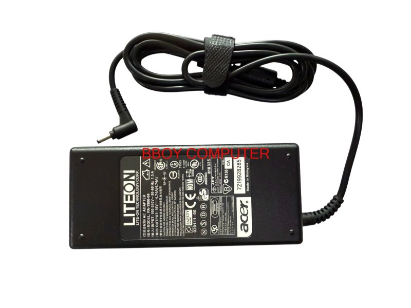 ACER Adapter อะแดปเตอร์ ของแท้ ACER 19V 4.7 A หัว 3.0 * 1.1 mm 90w *+
