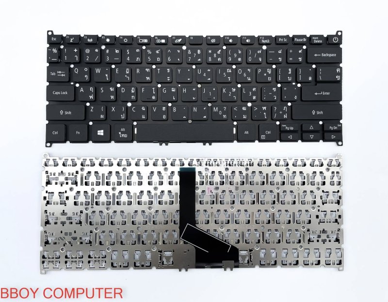 ACER Keyboard คีย์บอร์ด ACER SWIF 5 SF514-52 SF514-54GT SWIFT 3 SF314-57-38N7  SF314-57G-75GE  SF314-42 SF315-57 ไทย อังกฤษ ไม่มีไฟ backlite
