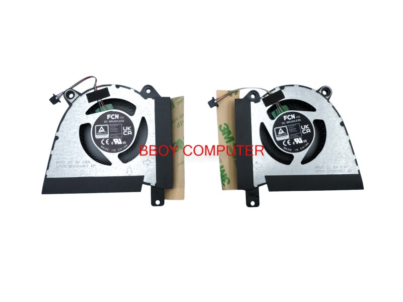 DELL CPU FAN พัดลมโน๊ตบุ๊ค ASUS ga402 ga402r  หัวเสียบ 4 พิน ไฟ 5V ขายเป็นคู่ ต้องแกะเทียบก่อนสั่งซื้อ *+