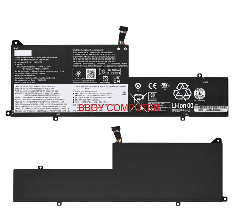 LENOVO Battery แบตเตอรี่แท้ LENOVO IdeaPad Flex5 14ALC7 14IAU7 14IRU8 L21C3PE0 L21D3PE0 L21L3PE0 L21M3PE0 L1M3PE1 *+ 
